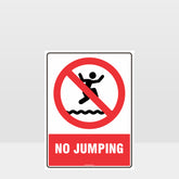 Custom Signs For Business,Prohibition No Jumping Sign
